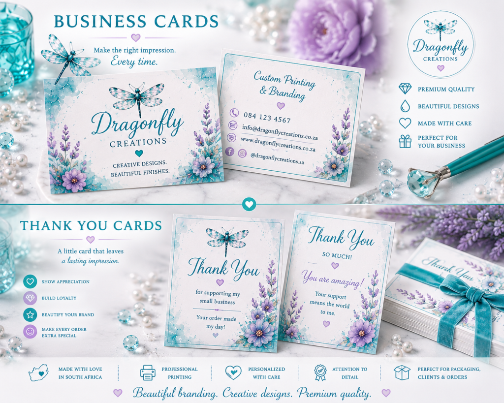 business & thank you cards