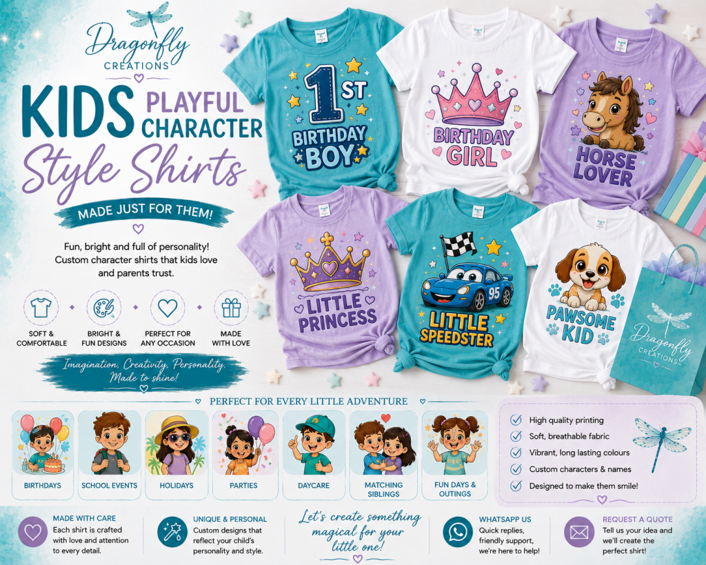 kids character shirt